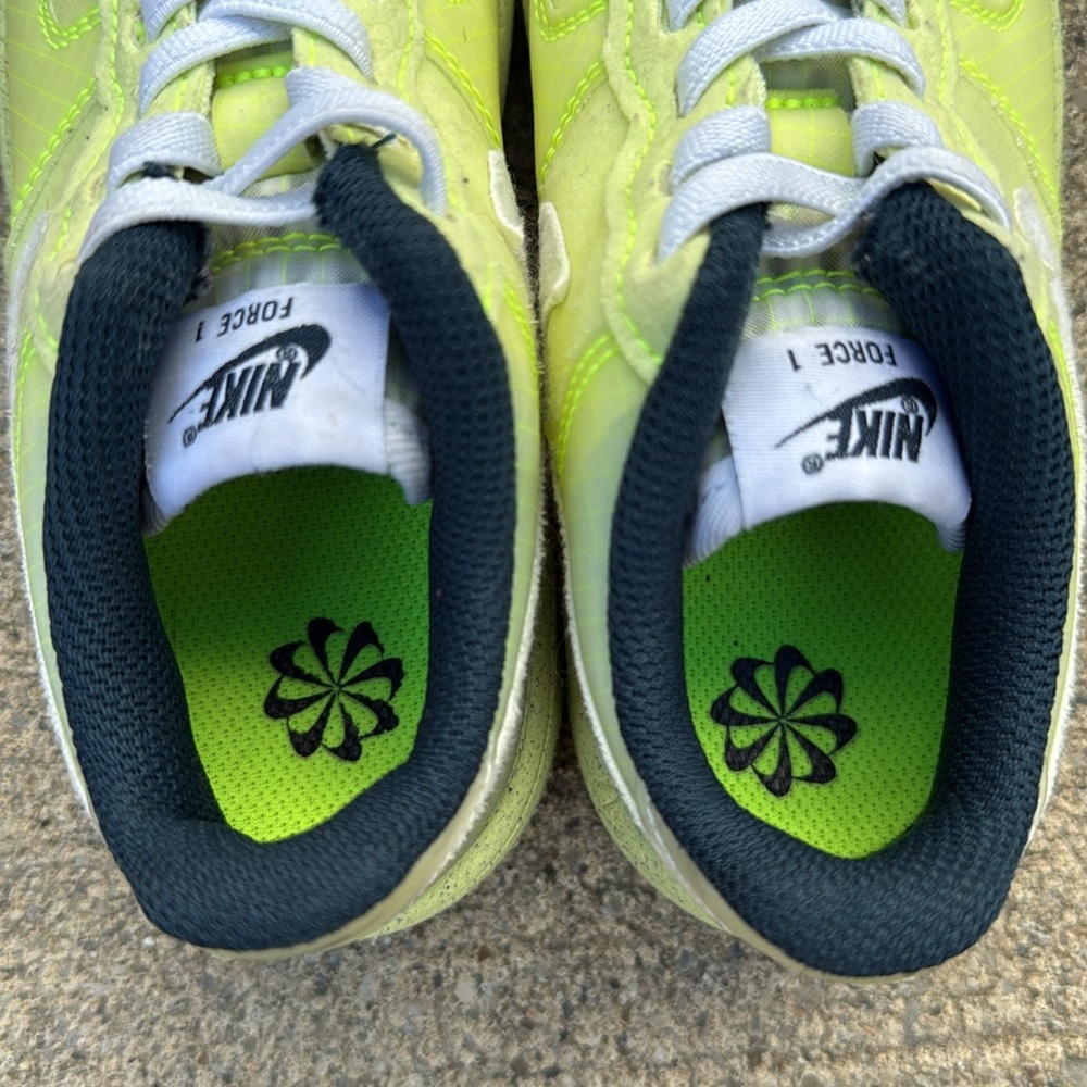 Nike Air Force 1 Crater ‘Light Lemon Twist’ Sneakers Toddler - Picture 10 of 10